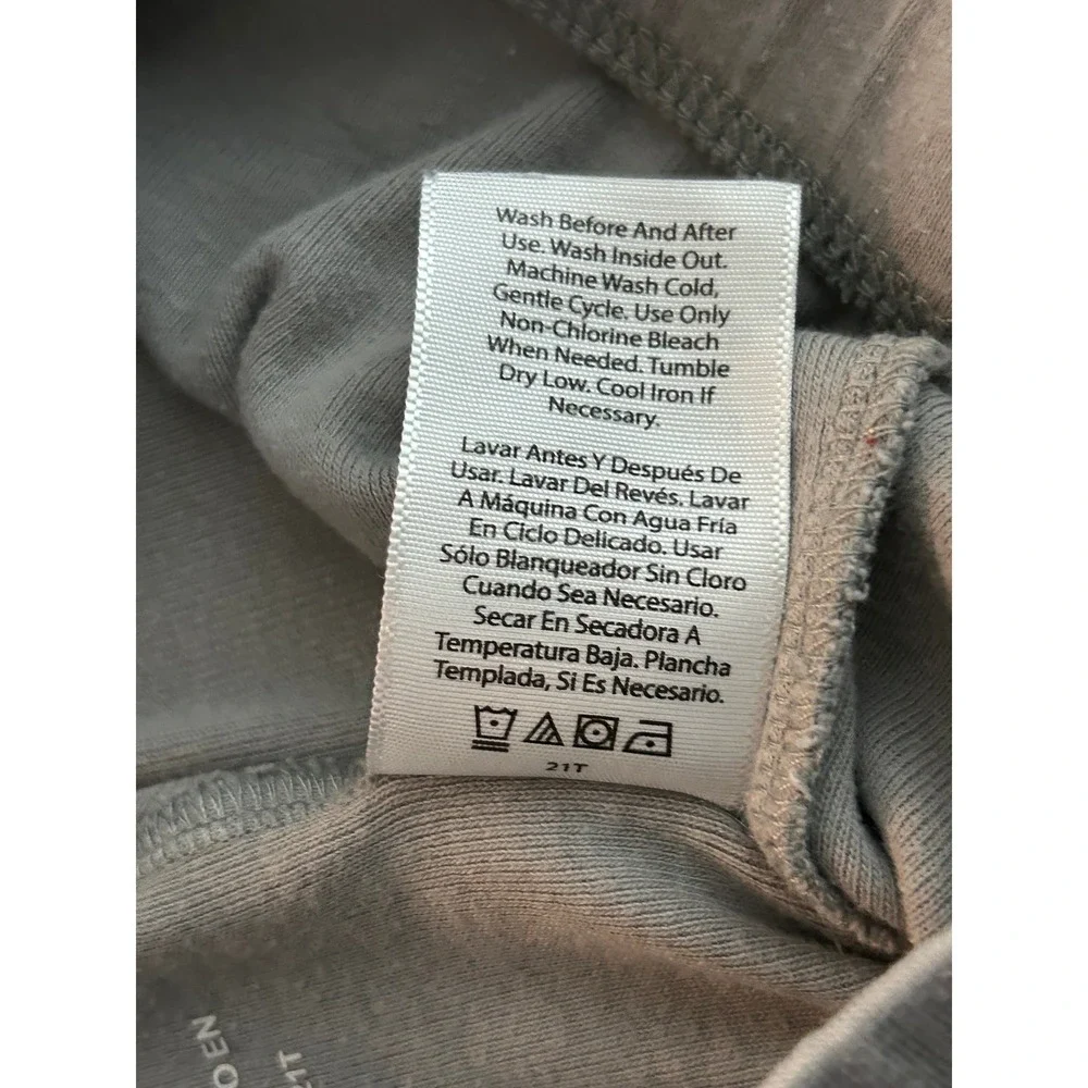 Wonder Nation Baby Leggings 18M Light Blue Gray Cotton Blend Elastic Waist 1338